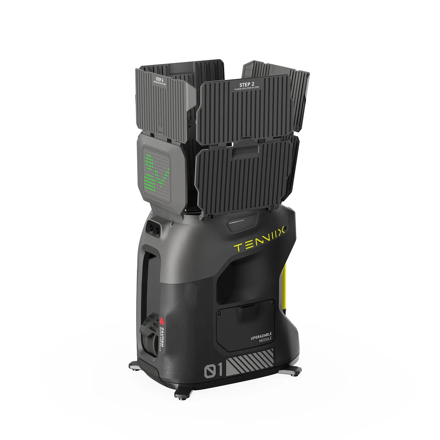 Tenniix Pro cut-out in Jet Black with camera